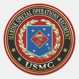 Seezungenregelung (MSOR) [3D] Runder Aufkleber