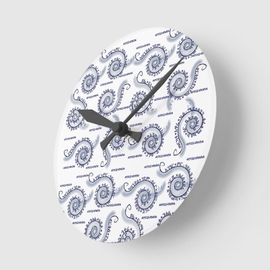 Seferé Runde Wanduhr (Winkel)