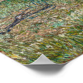 Segantini - Frühling in den Alpen (1897) Poster (Ecke)