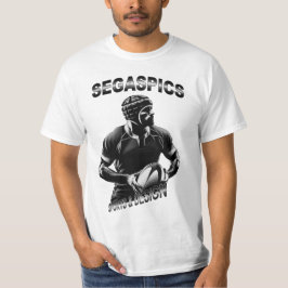 Segaspics Sport und Design - Rugby Football T-Shirt