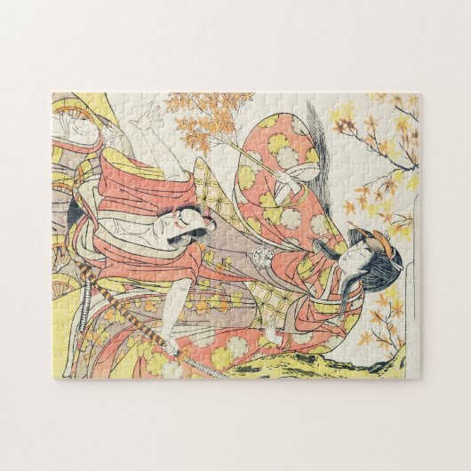 Segawa Kikunojo als Frau Katsukawa Shunsho art Puzzle (Horizontal)