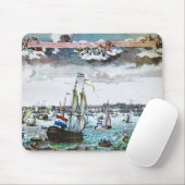 Segel-altes Amsterdam-Bild Mousepad (Mit Mouse)
