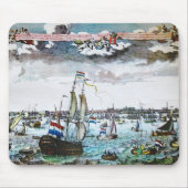 Segel-altes Amsterdam-Bild Mousepad (Vorne)