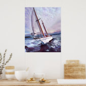 Segel am Tag setzen Poster (Küche)