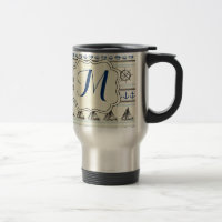 Segel Anchor Nautical Rope 15 unzen Kaffee Tasse
