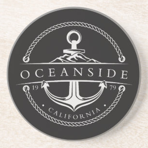 Segel Anchor Oceanside Kalifornien 1979 Getränkeuntersetzer