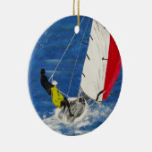 Segel Art Keramik Ornament (Rechts)