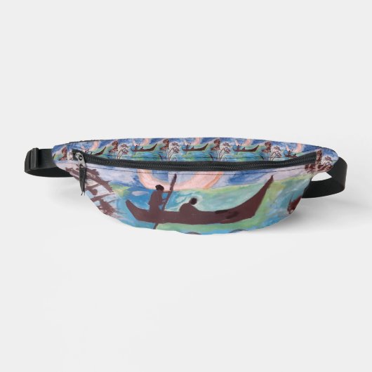 Segel auf der Moonlight-Bum-Tasche Bauchtasche (Vorderseite)