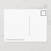 Segel auf Postkarte (Rückseite)