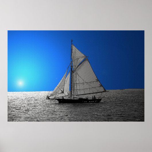 Segel Away 36 x 24 Poster (Vorne)