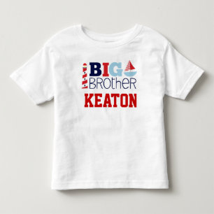 Segel Away Nautical Big Brother T - Shirt