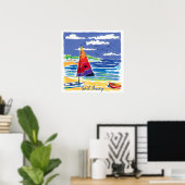 Segel Away Poster (Heimbüro)