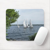 Segel-Boote auf dem St Lawrence Mousepad (Mit Mouse)