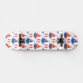 Segel-Boots-Muster Skateboard (Horizontal)