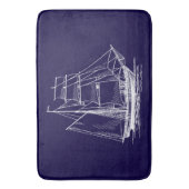 Segel   boots-Schiffs der Badematte SeeSegelboot (Vorderseite Vertikal)