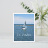 Segel Cleveland Postkarte (Stehend Vorderseite)