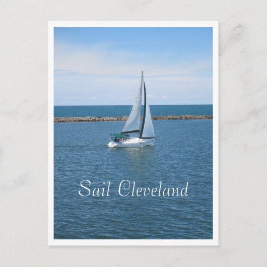 Segel Cleveland Postkarte (Vorderseite)