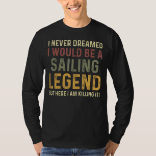 Segel der Vintage-Segende T-Shirt