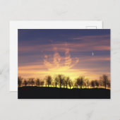 Segel die NachtSky Postkarte (Vorne/Hinten)