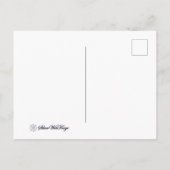 Segel die NachtSky Postkarte (Rückseite)