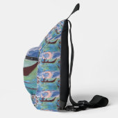 Segel durch Mondlicht Crossbody Bag (Rechts)