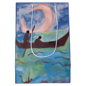 Segel durch Mondlicht Mittlere Geschenktüte (Rückseite)