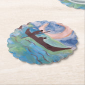 Segel durch Mondlicht Untersetzer (angewinkelt)