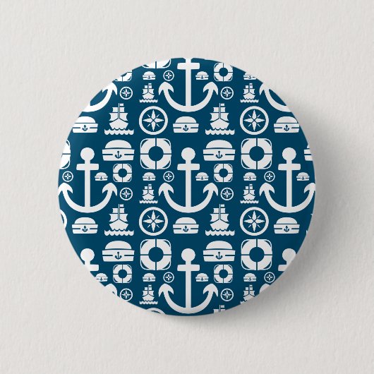 Segel-Element-Seemuster Button (Vorderseite)