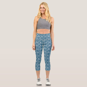 Segel-Element-Seemuster Capri Leggings