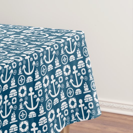 Segel-Element-Seemuster Tischdecke (Beispiel)