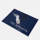 Segel Freedom Bird's Eye View Fußmatte (Schrägansicht)