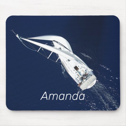 Segel Freedom Bird's Eye View Mousepad (Vorne)