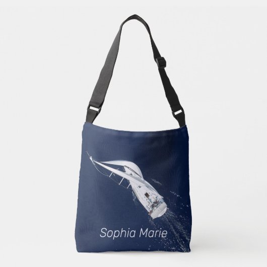 Segel Freedom Bird's Eye View Tragetaschen Mit Langen Trägern (Vorderseite)