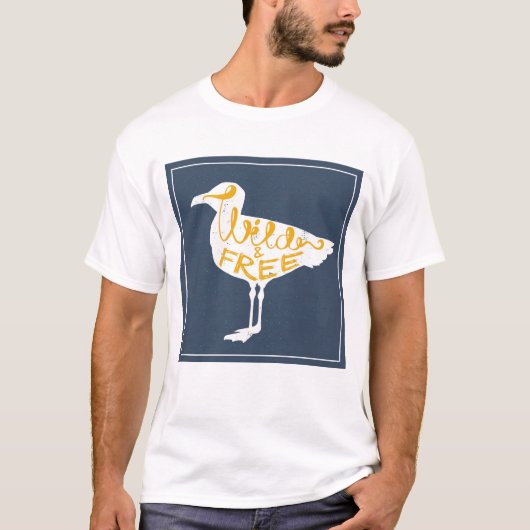 Segel| frei und frei T-Shirt (Vorderseite)