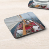 Segel-Grenzpass Getränkeuntersetzer (Linke Seite)