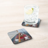 Segel-Grenzpass Getränkeuntersetzer (Rechte Seite)