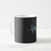 Segel Heartbeat Kaffeetasse (Vorderseite Links)