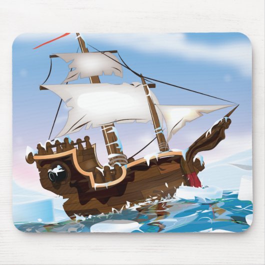 Segel im Arktischen Ozean Mousepad (Vorne)