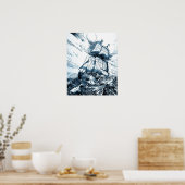 Segel im Nautischen Meer Poster (Küche)