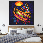 Segel Leinwanddruck (Insitu (Schlafzimmer))