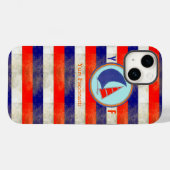 Segel Marine Streifen Case-Mate iPhone Hülle (Rückseite (Horizontal))