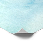 Segel-Mini-Babydusche Poster (Ecke)