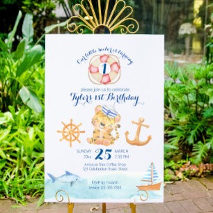 Segel-Mini-Babydusche Poster