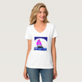 Segel mit mir weg! T-Shirt (Vorderseite Vollansicht)