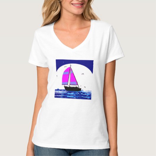 Segel mit mir weg! T-Shirt (Vorderseite)