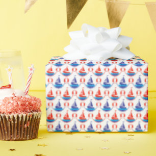 Segel-Muster Geschenkpapier