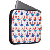 Segel-Muster Laptopschutzhülle (Vorne Rechts)