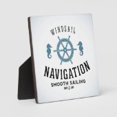 Segel Navigationsposter Fotoplatte (Vorderseite)