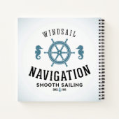 Segel Navigationsposter Notizblock (Rückseite)