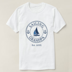 Segel-Opa Jahr Gegründet  T-Shirt